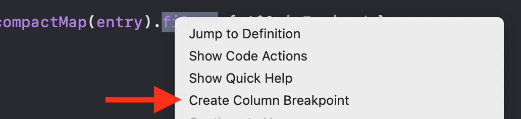 Create a Column Breakpoint